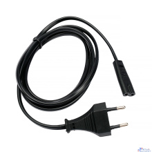 Cablexpert  Кабель питания CEE 7/16-C7, 2х0.5мм2, 2.5А, 1.5м, черный, пакет (PC-184/2-1.5M)