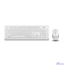 Клавиатура и мышь Wireless A4Tech FG1010 WHITE бело-серая, USB [1147575]
