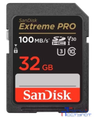 SecureDigital 32GB SanDisk Extreme Pro SD UHS I Card for 4K Video for DSLR and Mirrorless Cameras 100MB/s Read & 90MB/s Write, Lifetime Warranty