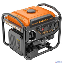 Генератор CARVER  PPG -5100I инверторный [01.020.00056] { (4,2/4,5 кВт, 220В, 2 розетки, USB, дисплей) (16шт/пал) }