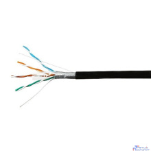 SkyNet Кабель FTP outdoor 4x2x0,46, медный, FLUKE TEST, кат.5e, однож., 100 м, box, черный [CSL-FTP-4-CU-OUT/100]