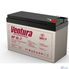 АКБ Ventura GP 12-7    12V/7Ah {S63 (F2), ДхШхВ 151х65х100мм, 2.04кг, срок службы 6-9 лет}