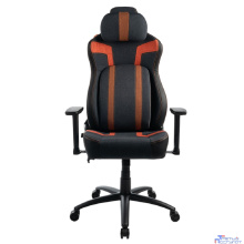 Кресло игровое Filum FL-CH-G-070 пластиковая крестовина, спинка/сиденье ткань джинсовая, гоночные колеса, поясничный подпор с регулировкой, подушка дл (1113089)
