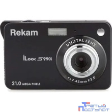 Rekam iLook S990i черный 21Mpix 2.7" 720p SDHC/MMC CMOS IS el/Li-Ion