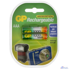 GP ReEnergy 100AAAHC AAA, емкос1000 мАч (100AAAHCRGY-2CRCB2)(2 шт. в уп-ке)  аккумулятор [4891199201448]