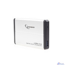 Gembird EE2-U3S-2-S Внешний корпус 2.5" Gembird EE2-U3S-2-S, серебро, USB 3.0, SATA, металл