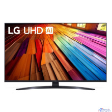LG 43" 43UT81006LA.ARUG черный {Ultra HD 60Hz DVB-T DVB-T2 DVB-C DVB-S2 USB WiFi Smart TV}