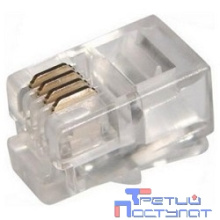 PROconnect (05-1001-3) Разъем телефонный UTP RJ-9 (4P4C), CAT 3 (100 шт.)