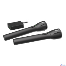 RITMIX RWM-302 black {Част. хар-ка: 50 Гц-15 кГц, сопрот.: 600 Ом, чувств.: -72 дБ,пит. микрофона: 1,5 В, пит. приемника: 1,5 В}