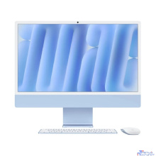 Apple iMac 24-inch 2024 [MWUF3HN/A] (КЛАВ.РУС.ГРАВ.) Blue 24" Retina 4.5K {(4880x2520) M4 8C CPU 8C GPU/16GB/256GB SSD/рекоменд.переход.1979059/1991284} (A3247)
