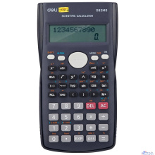 Калькулятор научный Deli ED82MS темно-синий 10+2-разр. [1147246]