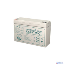Контакт АКБ КТ 6-12 6V/12Ah {клемма Ш-4,8 (F1), ДхШхВ 151х50х98мм, масса 1,52 кг, срок службы 5-7 лет}