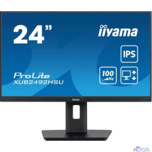 LCD IIYAMA 23.8" XUB2492HSU-B6 {IPS 1920x1080 100Hz 1ms 250cd 8bit(6bit+FRC) HDMI2.0 DisplayPort1.2 4xUSB3.2 HAS Pivot 2x2W}