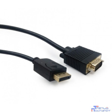 Cablexpert Кабель DisplayPort->VGA, 3м, 20M/15M, черный, экран, пакет (CCP-DPM-VGAM-10)