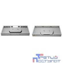 Hyperline FO-19R-1U-3xSLT-W140H42-24UN-GY Бокс оптический универсальный 19", от 8 до 24 портов (SC, duplex LC, ST, FC), со сплайс пластиной, без пигтейлов и проходных адаптеров, 1U, серый