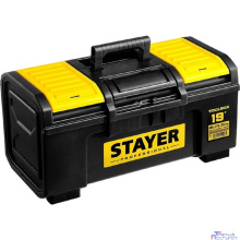 STAYER Ящик для инструмента "TOOLBOX-19" пластиковый, Professional [38167-19]