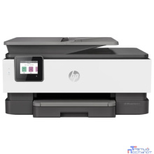 МФУ струйный HP OfficeJet 8023 (1KR64B) A4 Duplex WiFi USB RJ-45 черный/белый