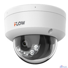 iFLOW F-IC-1422CM(2.8mm) Eco 2Мп уличная купольная IP-камера с гибридной Smart-подсветкой и встроенным микрофоном