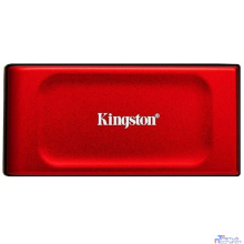 Kingston Portable SSD 1TB XS1000,Type-C/A, USB 3.2 Gen 2, R/W 1050/1000MB/s, 70x33x14mm, 29g., Red (5 лет) (SXS1000R/1000G)