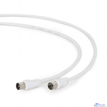 Кабель Кабель телевизионный, Coaxial M/F, белый, 5м (CCV-515-W-5M)