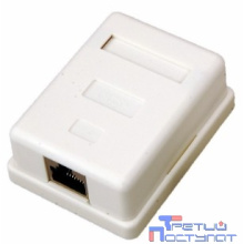 Rexant (03-0122) Розетка компьютерная внешняя, 1-порт RJ-45 (8P8C), FTP экранированная, категория 5e