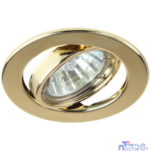 Эра C0043806 ST2A GD Светильник штампованный поворотный MR16,12V/220V, 50W золото