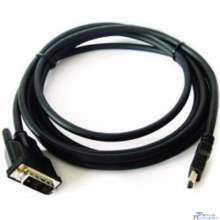 Кабель HDMI-DVI Cablexpert CC-HDMI-DVI-10, 19M/19M, single link, медь, позол.разъемы, экран, 3.0м, черный, пакет