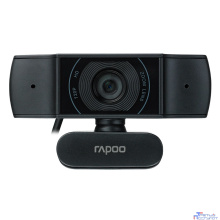 Веб-Камера, Rapoo, C200, USB 2.0, 1280*720/640*480, 2.0Mpx, Микрофон, Крепление: зажим, Чёрный