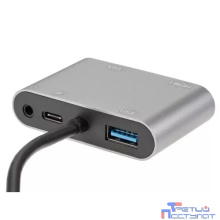 Aopen/Qust Кабель ACU4511 Адаптер USB Type-Cm-->VGA, HDMI 4k*30Hz, USB3.0, PD, Audio, iOpen (Aopen/Qust)<ACU4511>[4895182217928]