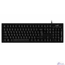 Клавиатура Genius Smart KB-101 Black {классическая раскладная, SmartGenius, влагоустойчивая, клавиш 105, провод 1,5 м, USB} [31300006411/31300006414]