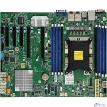 Supermicro MBD-X11SPI-TF-B Серверная материнская плата MBD X11SPI TF B Xeon Single Socket S3647, 8x 288 pin DDR4 DIMM slots, 2x 10GbE LAN ports, 10x SATA3 (6Gbps) via C622, Bulk.