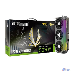 Видеокарта ZOTAC GAMING GeForce RTX 5070 Ti AMP Extreme INFINITY 16GB GDDR7 256bit 3xDP/HDMI 3*FAN (ZT-B50710B-10P) RTL