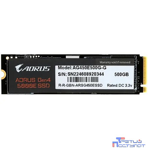 Gigabyte SSD M.2 500GB 5000E AG450E500G-G  NVMe PCIe 4.0