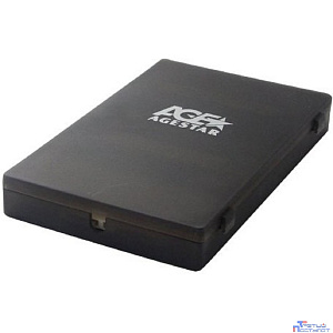 AgeStar SUBCP1 (BLACK) Корпус Black / Пластик / USB 2.0 / SATA Внешний бокс HDD/SSD 2.5