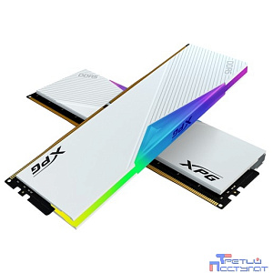 A-data DDR5  XPG LANCER RGB 64GB DDR5-6400 AX5U6400C3232G-DCLARWH, CL32, 1.4V K2*32GB RGB WHITE
