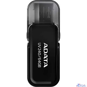 A-DATA Flash Drive 64Gb UV240, USB 2.0, Черный AUV240-64G-RBK