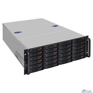 Exegate EX300120RUS Серверный корпус ExeGate Pro 4U660-HS24 <RM 19", высота 4U, глубина 660, БП 500PAS, 24xHotSwap, USB>