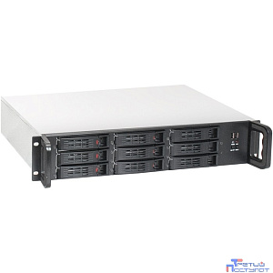 Exegate EX292639RUS Серверный корпус ExeGate Pro 2U650-HS09 <RM 19", высота 2U, глубина 650, БП 2U-400ADS, 9xHotSwap, 2*USB>