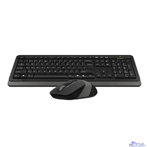 Комплект кл-ра+мышь беспров. A4Tech Fstyler FG1010S black/grey USB (FG1010S GREY)