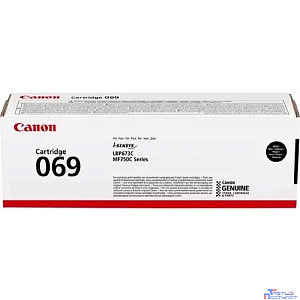 Canon Cartridge 069BK 5094C002  тонер-картридж для MF752Cdw/MF754Cdw/LBP673Cdw 2100стр. чёрный