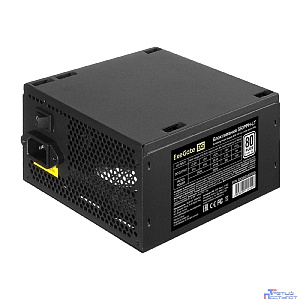 Exegate EX282042RUS Блок питания 550W Exegate 550PPH-LT, RTL, 80+, ATX, black, APFC, 12cm, 24p, (4+4)p, 5*SATA, 3*IDE