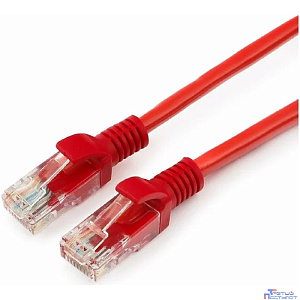 Патч-корд UTP Cablexpert PP12-3M/R кат.5e, 3м, литой, многожильный (красный)