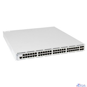 ELTEX MES2300-48P Ethernet-коммутатор 48 портов 10/100/1000BASE-T (RJ-45) PoE/PoE+, 4 порта 10GBASE-R (SFP+)/1000BASE-X (SFP), L3, 2 слота для модулей питания