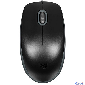 910-005502 Мышь Logitech M110 Silent Black [бесшумная, оптическая, 1000dpi, USB, 1.8м]