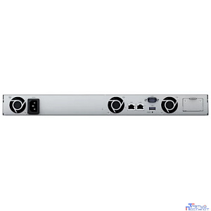 Synology RS422+ RackStation Сетевое хранилище (1U, 4x3.5/2.5" HDD, 2-core 2.6 GHz, 2 GB DDR4 ECC, 2xGbE LAN)