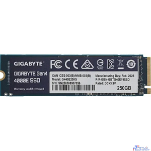 Gigabyte SSD 250GB G440E250G M.2 2280 PCI Express 4.0x4, NVMe 1.4