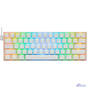 Redragon Беспроводная клавиатура Draconic RU,RGB, bluetooth 5.0, White [77810]