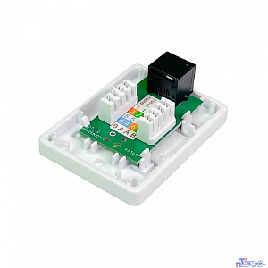 NTSS Компьютерная розетка NTSS PREMIUM настенная 1 порт RJ-45 UTP CAT5e NTSS-CS2-PM-UTP-1RJ45-5e