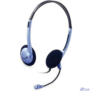 GENIUS HS-02B 535164 {Наушники с микрофоном, регулятор громкости}