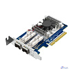 Сетевая карта/ QNAP QXG-25G2SF-E810 Dual Port 25Gbps/10Gbps SFP28 PCIe Gen4 x8